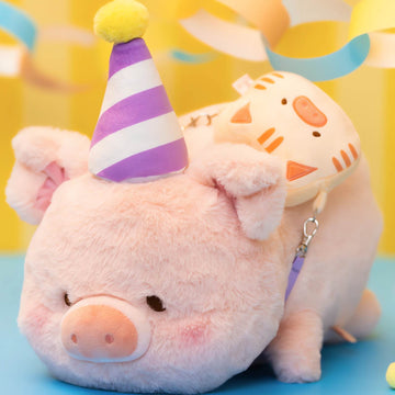 Adorable Party Pig Stuffed Animal Plush Toy